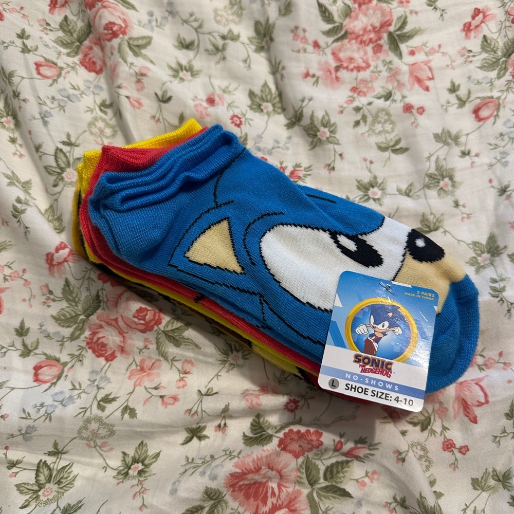 Sonic the Hedgehog No-Show Socks